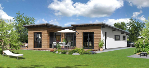 Fertighaus: Bungalow, ebenerdig und barrierefrei