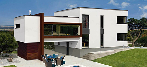 Fertighaus als Passivhaus in Holzständerbauweise