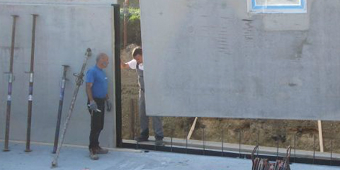 Keller mit modernsten Materialien